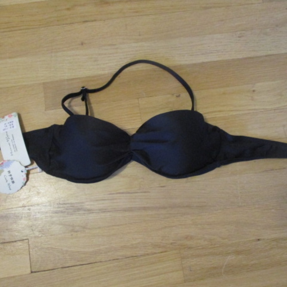 NWT Lined Padded Push Up string bikini top m/L